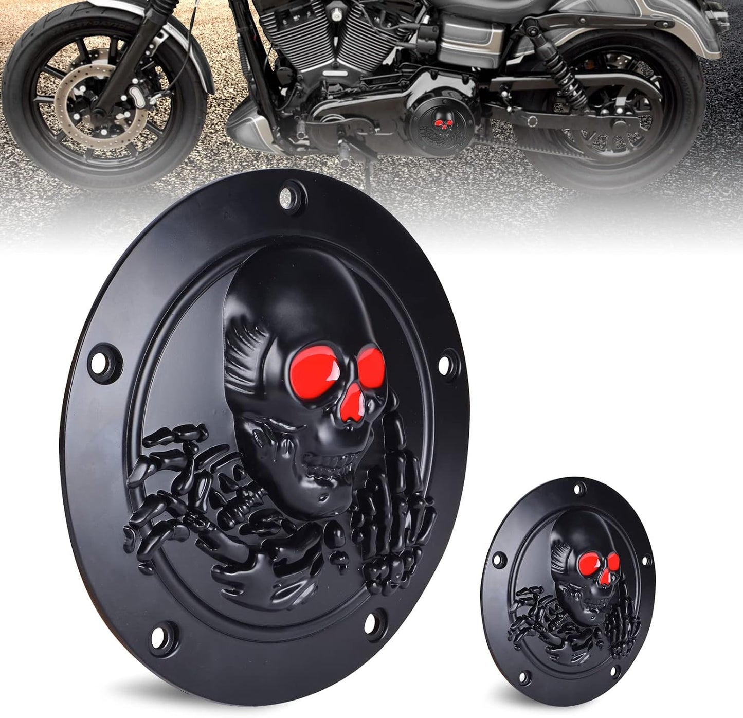 Tapa distribuidor 5 agujeros Harley Big Twin Cam 99-14