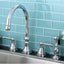 Grifo cocina amplio cromo pulido