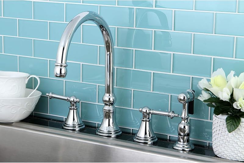 Grifo cocina amplio cromo pulido