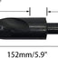 Broca HSS 0.748pulg acero alta velocidad aluminio