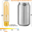 Bombillas LED E26 T10 vintage 5pulg luz vela 2200K
