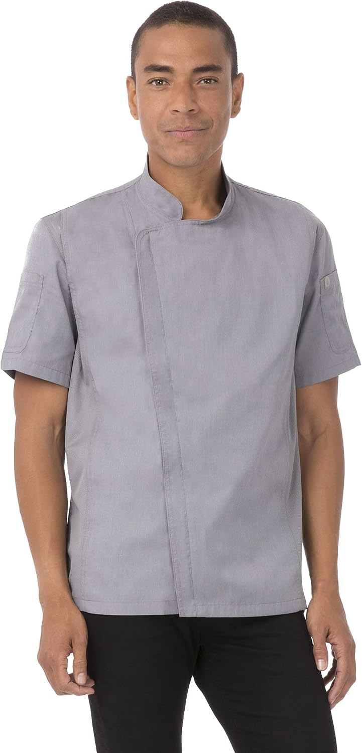 Abrigo Chef para Hombre de Algodón con Capucha y Bolsillos
