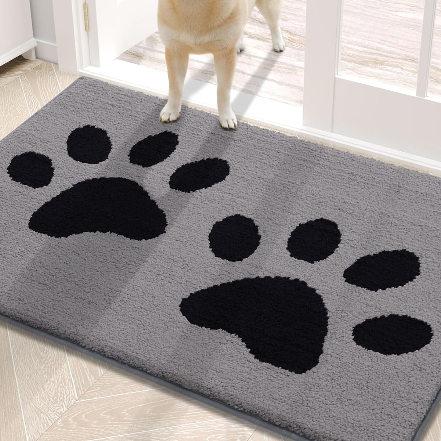 Tapete puerta perro antiderrap absorbente perfil bajo