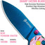 Cuchillo EDC rosa plegable 2.9pulg acero 14C28N mango G10