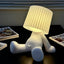 Lámpara luz nocturna recargable usb con interruptor divertido