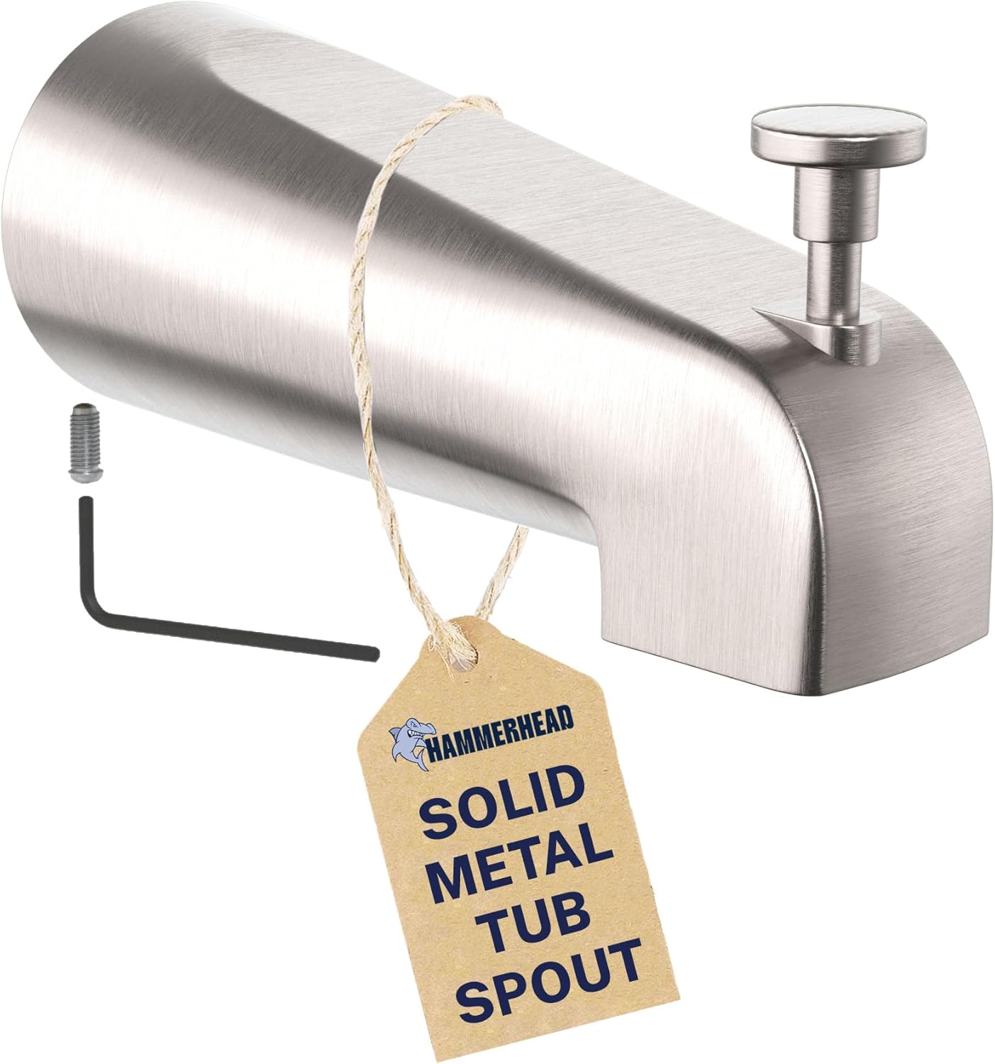 Boquilla metal sólido desviador tubo cobre ½pulg níquel