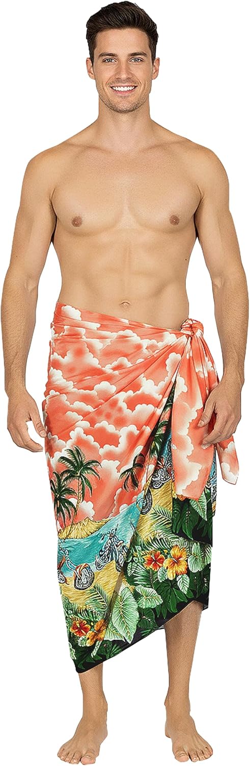 Pareo de Playa para Hombre Resistente al Agua y Transpirable