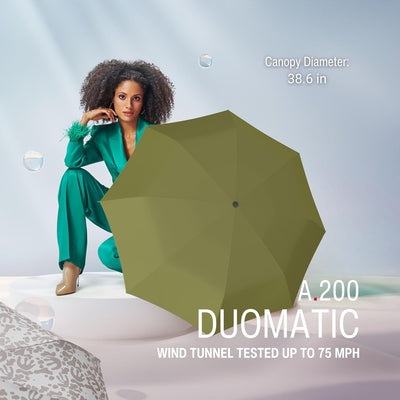 Paraguas Duomatic mediano cierre automático 38.5pulg