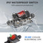 Interruptor IP67 impermeable con botón luz roja AC/DC 20A-125V