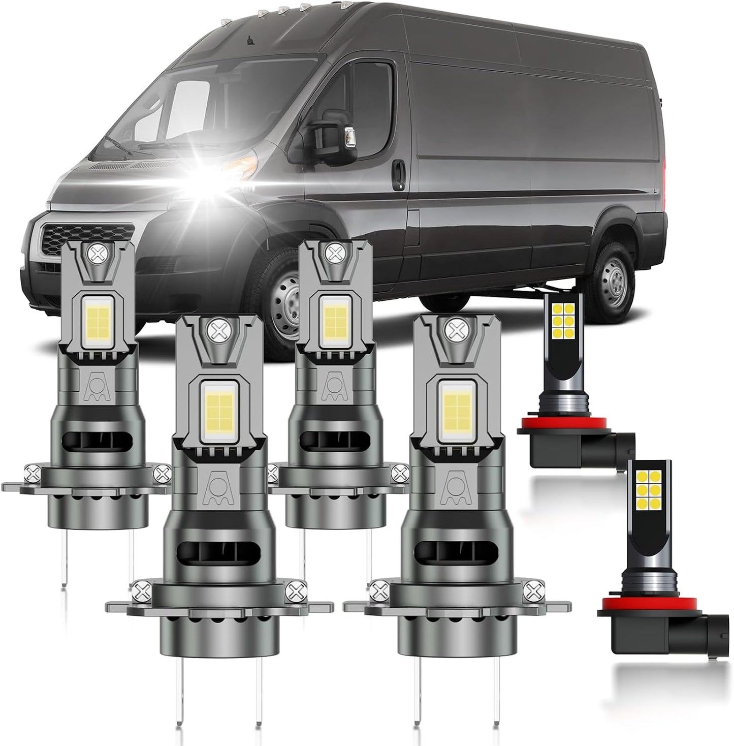 Bombillas faros antiniebla dual ram promaster 14-22 pack 6