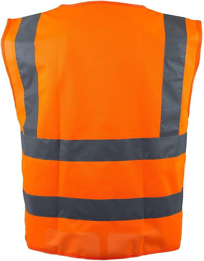 Chaleco seguridad ANSI/ISEA color naranja talla XL