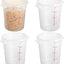 Envase alimento translúcido 4qt con tapa set 4