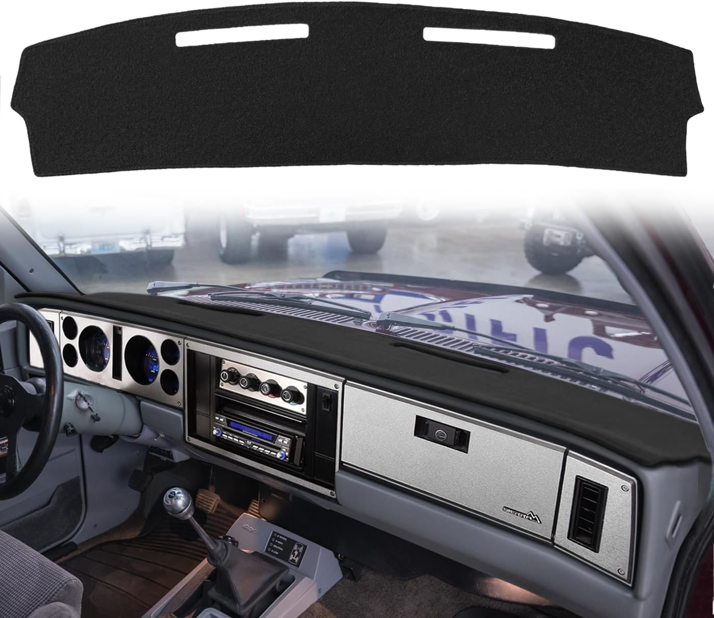 Funda tablero ajustable Chevy S10 Blazer GMC S15 Negro