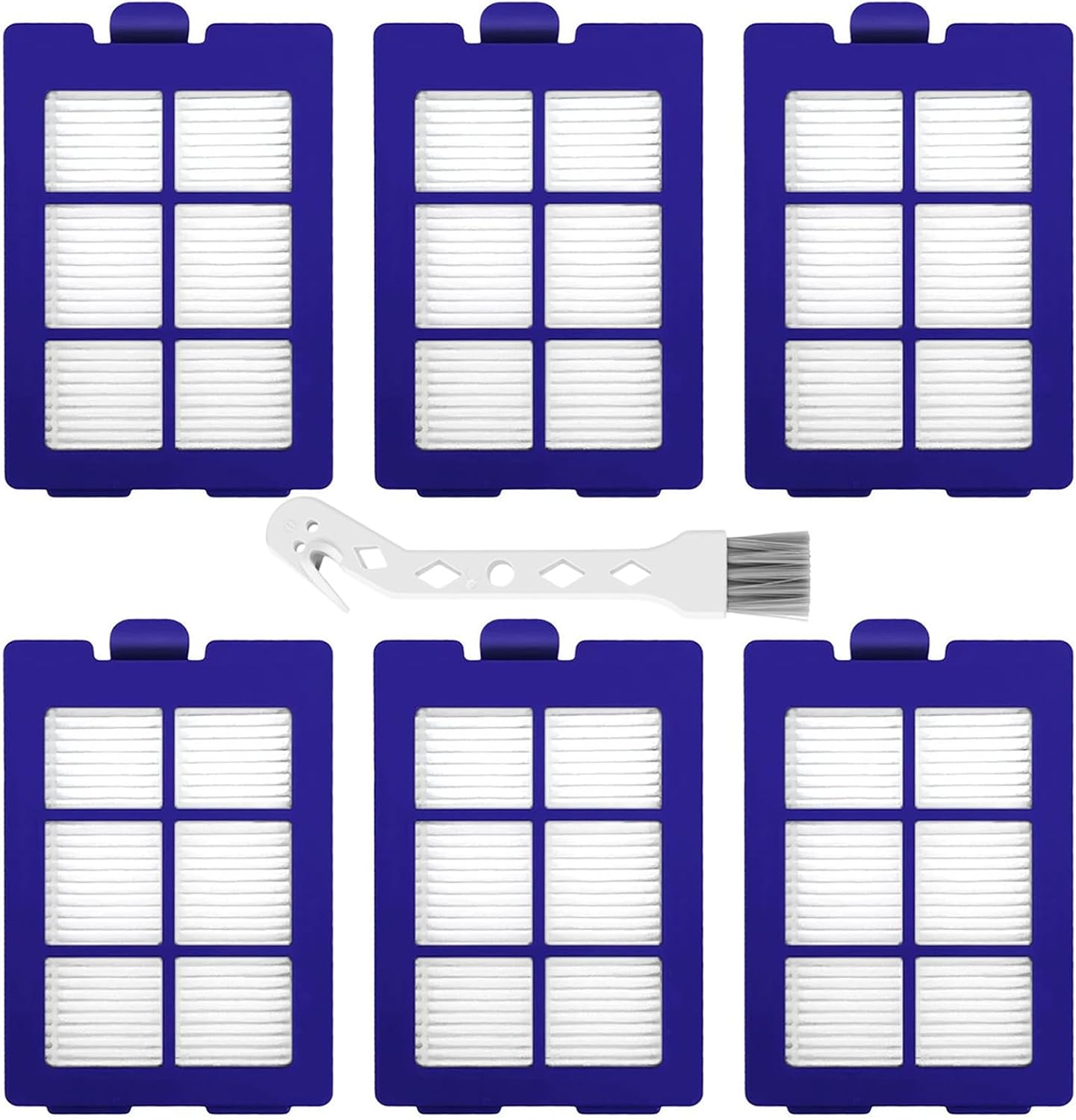 6 Filtros HEPA Lavables para Eufy RoboVac X8 3 Capas
