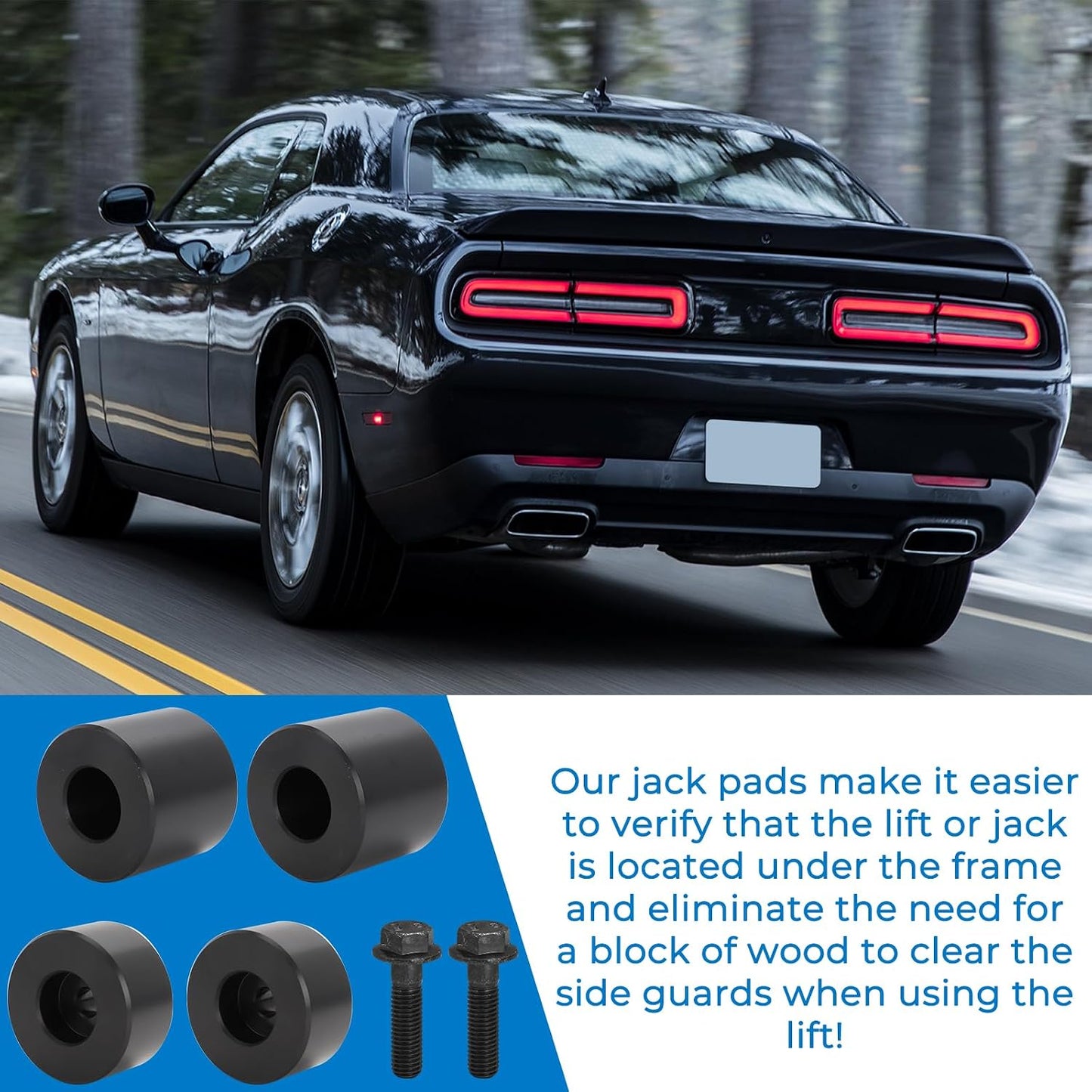Almohadilla gato Challenger Charger HellCat Demon 2017-23