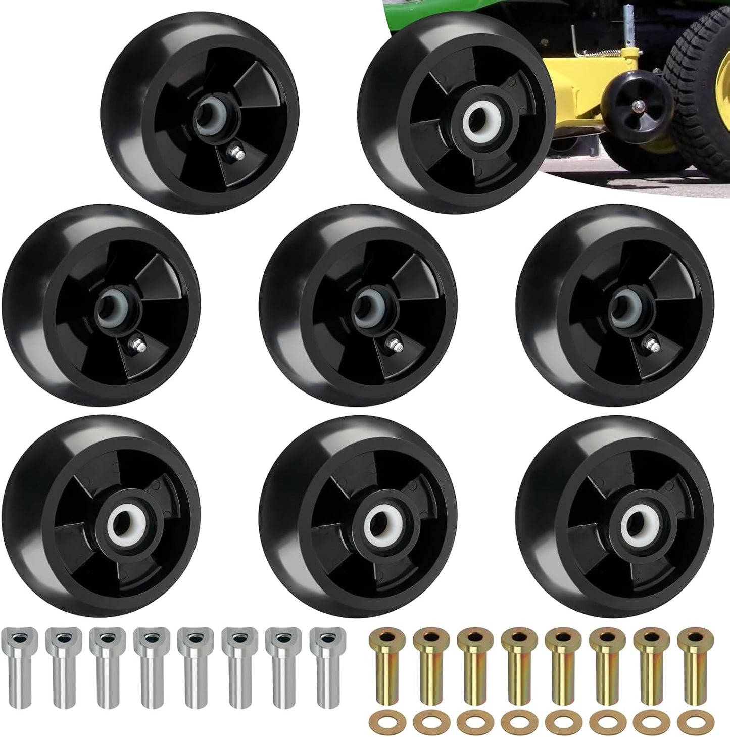 8 Ruedas Plataforma Cortacésped Comp John Deere 48-72