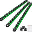 Set 3 rieles magnéticos para zócalos 1/2 36 clips aluminio