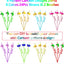 24 Popotes Tiburón Reutilizables Fiesta Cumpleaños Decoración