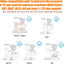 100 filtros de café para Technivorm Moccamaster en cono no 4 compatible con 8-10 tazas blanco