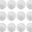 12 Pelotas Béisbol Práctica con Hoyuelos 9" Amarillas
