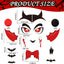 37 Pzas Decoración Halloween Coche Vampiro Arco Globo Borla