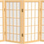 Biombo Shoji portátil 2ft madera natural 6 colores