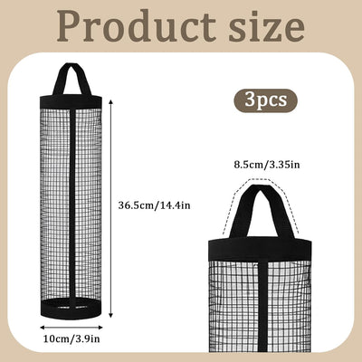 Soportes para bolsas de plástico ThinP, organizador colgante de bolsas de comestibles