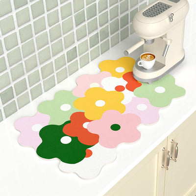 Tapete de café 20 x 12.2 pulgadas absorbente y resistente para secar platos