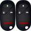 Llavero repuesto Honda CRV sin llave control remoto 2 pack