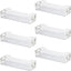 Contenedor almacenamiento 14x5" set 6 transparente cocina