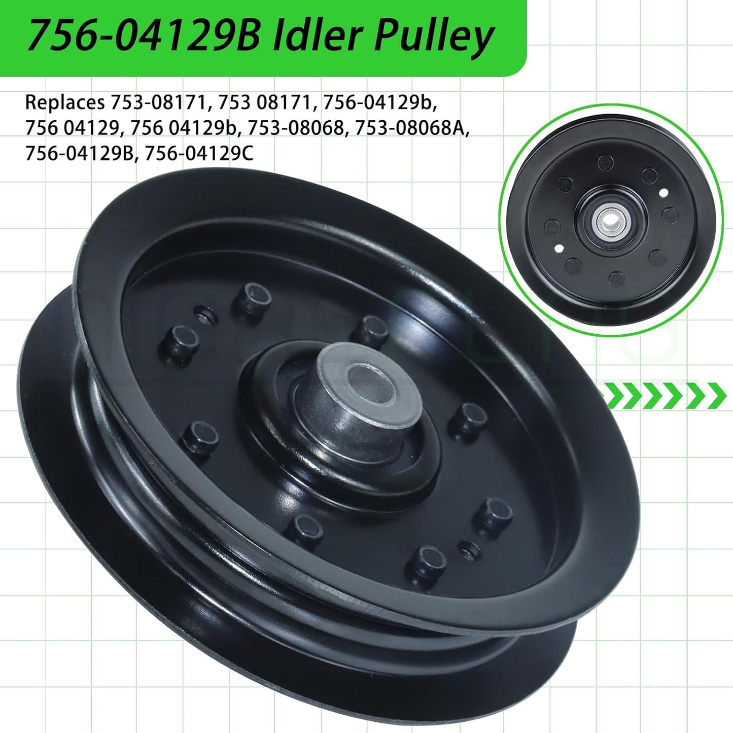 Polea tensora Cub Cadet sustituye 753-08171