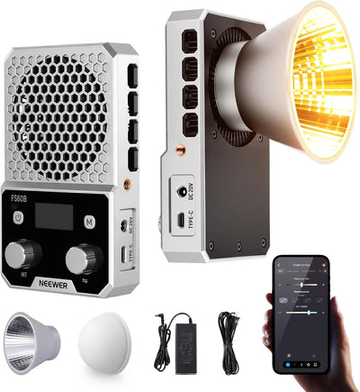 Luz LED bicolor 60W portátil estudio profesional