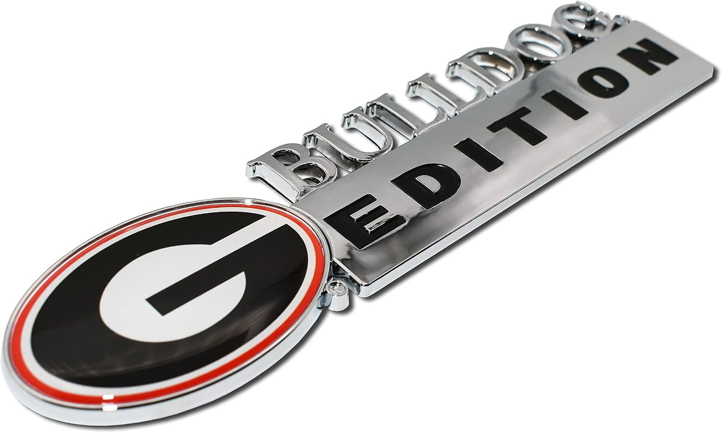 Emblema metal Georgia Bulldogs universal 7x5.7cm resistente