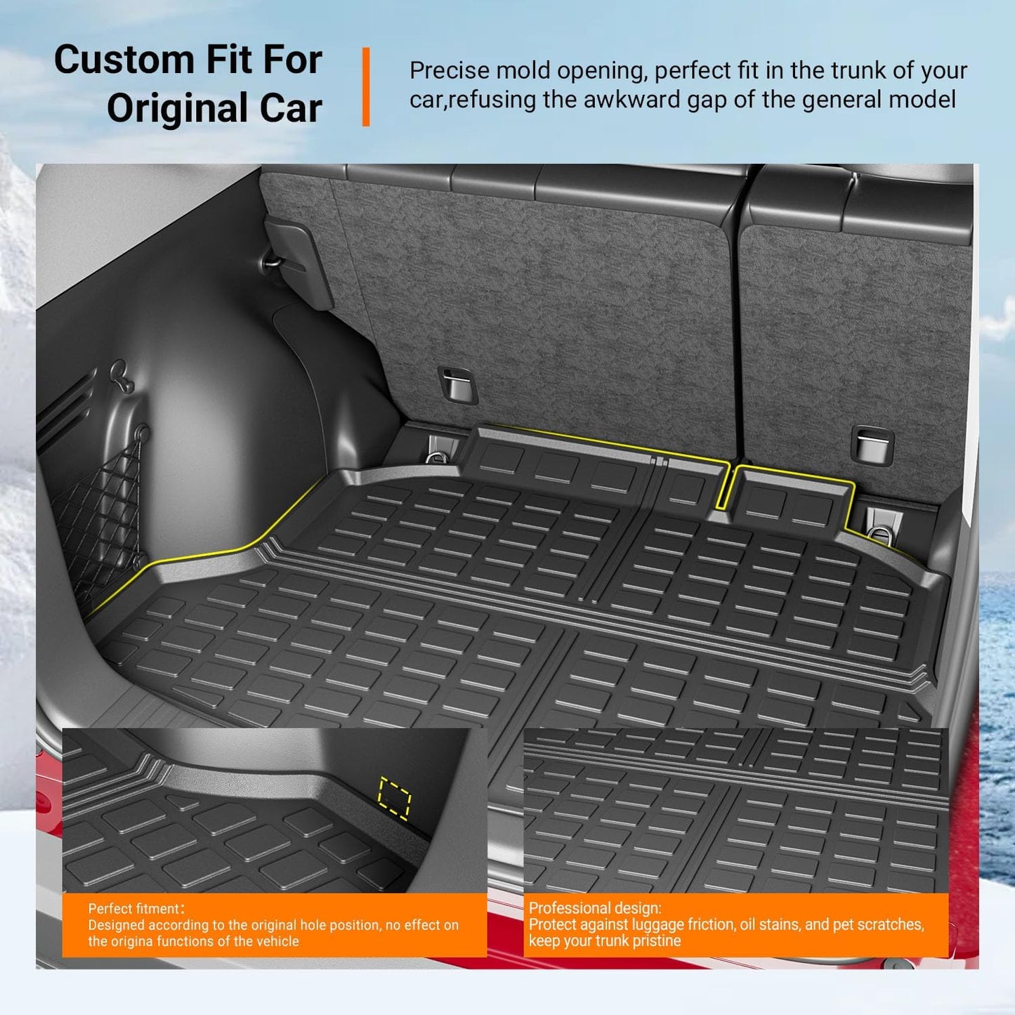 Alfombrilla maletero Honda CRV 12-16 TPE repuesto