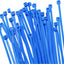 50 Bridas Azules 10pulg Cremallera 0.19pulg Resistentes Exteriores