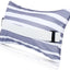 Almohada inflable playa 17x10pulg correa rayas gris