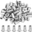 Tuercas remachadoras acero inox SAE #8-32 50 Pzas