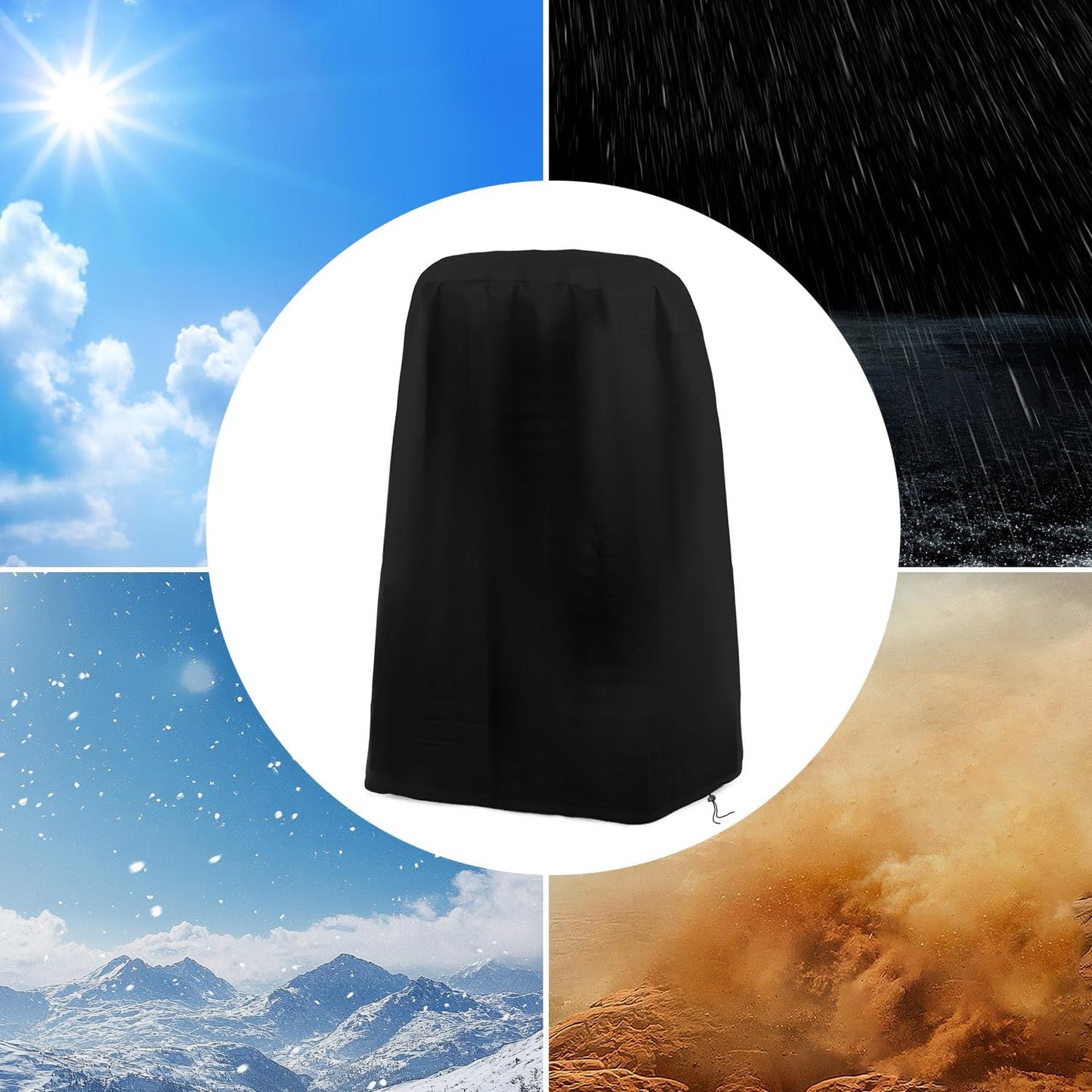 Funda impermeable para fuente exterior 23x18" 420D