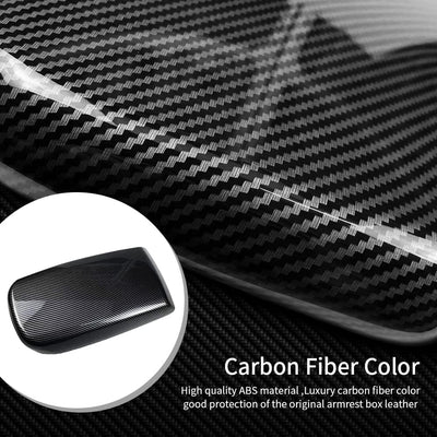 Cubierta reposabrazos BMW X3 X4 F25 F26 11-21 fibra carbono