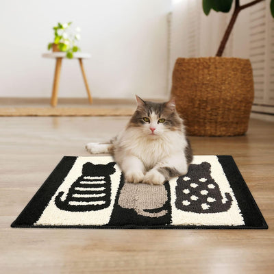 Alfombra baño 31.5x19.7pulg antideslizante suave absorbente