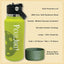 Botella agua Pickleball 32oz acero inox tapa popote
