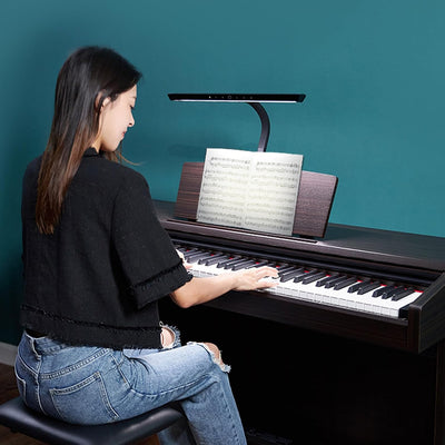 Lámpara piano digital led con luz ambiental 5 niveles