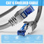 Cable Ethernet Cat6 blindado FTP 40pies impermeable UV