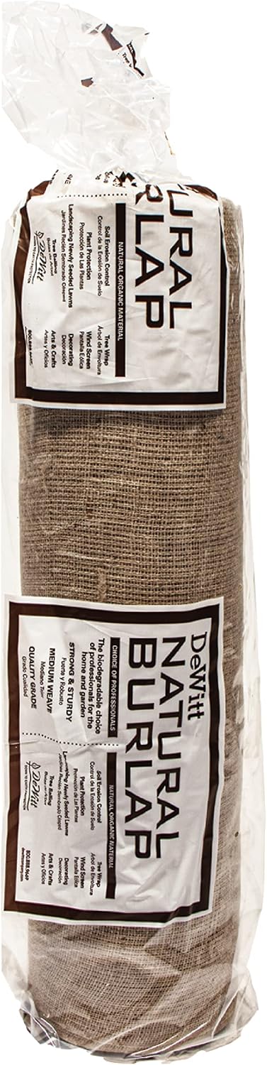 Rollo arpillera natural 5.5oz 4x250pies tela yute proteccion suelo