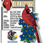 Juego 6 imanes Illinois 3D vintage coleccionables