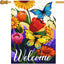 Bandera floral 28x40" doble cara decoración