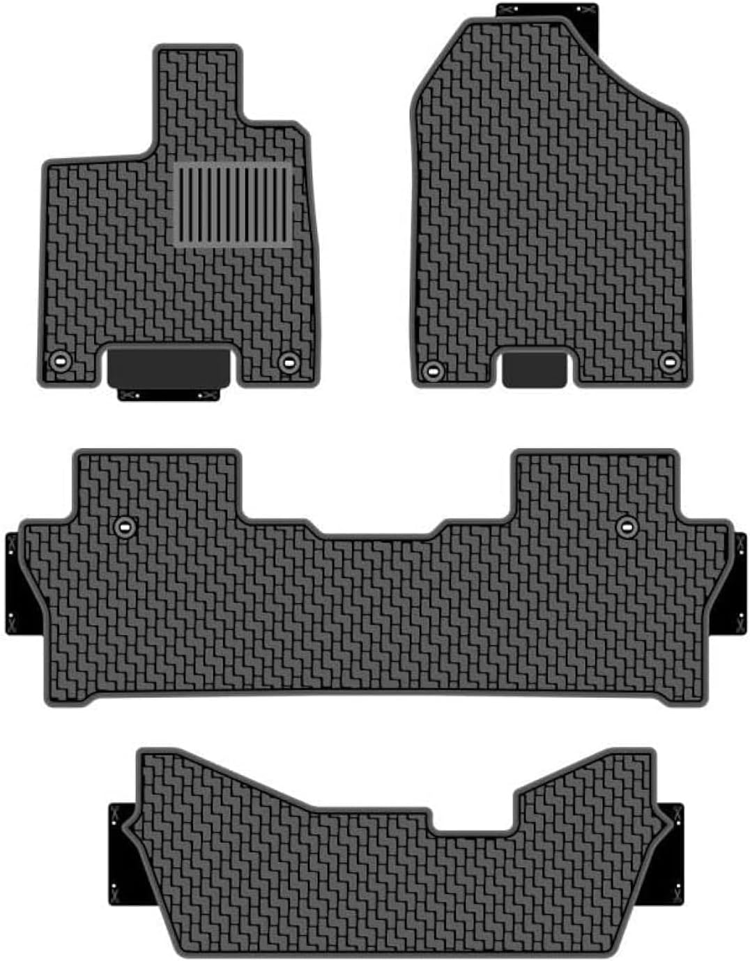 Set tapetes asiento Honda Pilot 16-22 ajuste personalizado