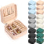18 Caja portátil joyas mini para dama de honor color vívido