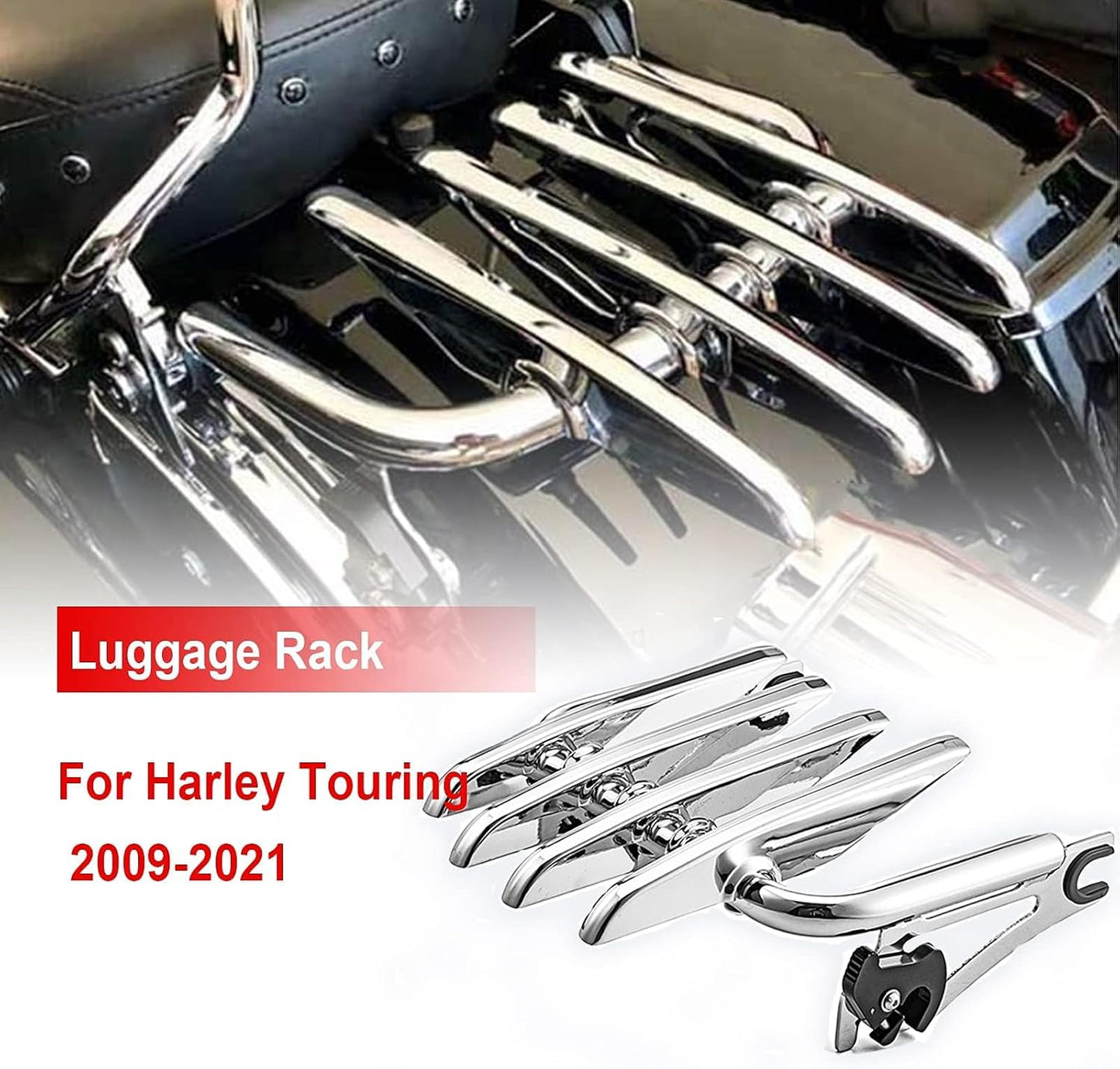 Estante equipaje desmontable comp Harley Touring 09-25