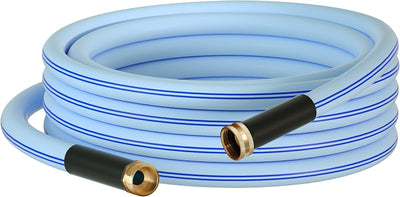 Manguera jardín resistente 30ft 5/8pulg color azul